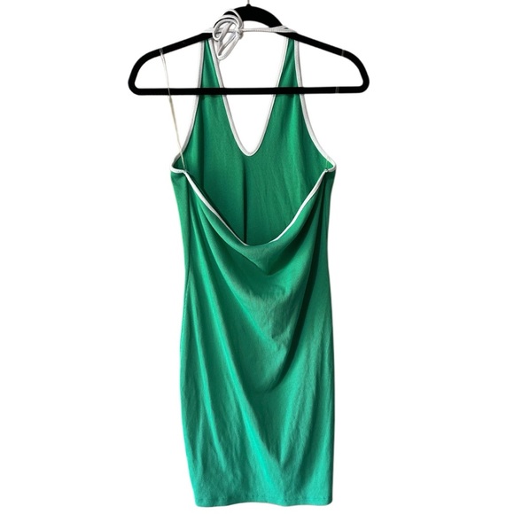 Wild Fable Green Halter Top Ribbed Dress - Picture 5 of 5